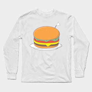 Cheesee Burger Long Sleeve T-Shirt